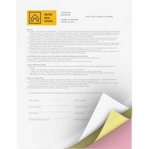 Domtar XER 3R12426 Xerox Bold Digital Carbonless Paper - Letter - 8 12