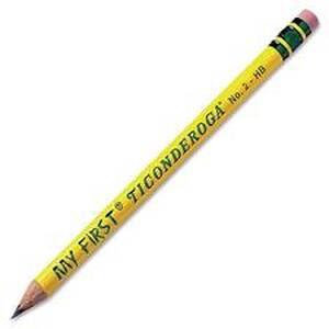 Dixon DIX 33306 Ticonderoga My First Large Beginner No. 2 Pencils - 2 