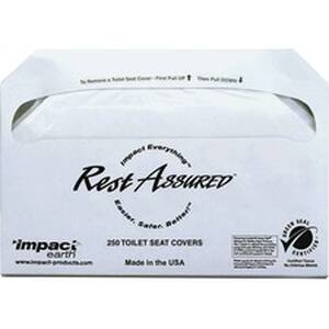 Impact IMP 25130873 Toilet Seat Covers - Half-fold - 250  Pack - 1000 