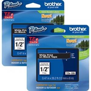 Brother BRT TZE335BD P-touch Tze Laminated Tape Cartridges - 1532 - Re