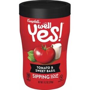 Campbells CAM 25034 Campbell's Tomato  Sweet Basil Sipping Soup - No A