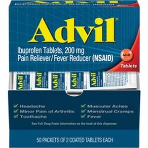 Glaxosmithkline GKC 15489 Advil Coated Tablets - For Pain, Headache, B