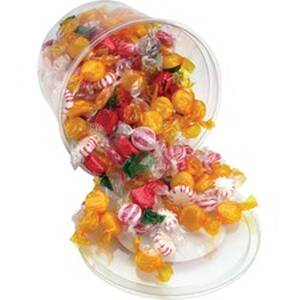 Office OFX 70009 Office Snax Fancy Mix Hard Candy Tub - Resealable Con