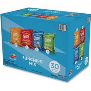Pepsico LAY 49932 Frito-lay Sun Chips Variety Pack - Mixed - 30  Box