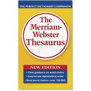 Merriamwebster MER 850 Merriam-webster Paperback Thesaurus Printed Boo