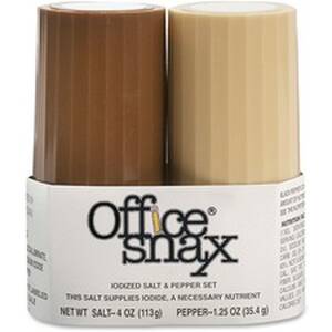 Office OFX 00057 Office Snax Salt And Pepper Shaker Set - Salt, Pepper
