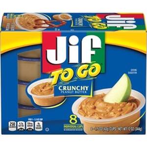 J.m. SMU 24130 Folgersreg; Jif Crunchy Peanut Butter - Peanut - 8  Pac