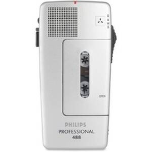 Philips LFH0488 Speech Pm488 Pocket Memo Recorder - Headphone - Portab