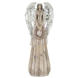 Melrose 77262DS Angel With Wreath 23.5h Paper Pulp