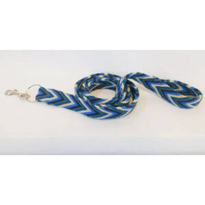 Tavium 24092534 Blue Handmade Wayuu Pet Leash