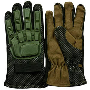 Fox 79-890 L Full Finger Tactical Engagement Glove - Olive Drab Large