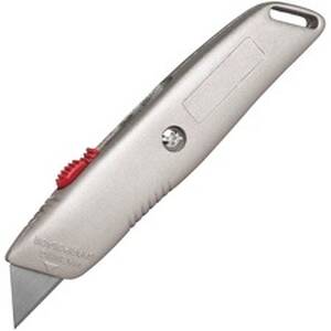 Sparco SPR 01468 3-position Retractable Blade Utility Knife - Stainles