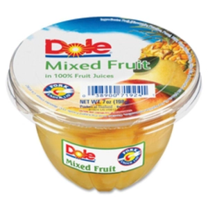Dole DFC 71924 Dole Mixed Fruit Cups - Mixed Fruit - 7 Oz - 12  Carton