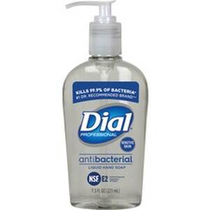 Dial DIA 82834 , , Sensitive Skin Liquid Hand Soap, 12  Carton, Clear,