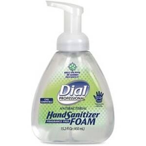 Dial DIA 06040 Hand Sanitizer Foam - 15.20 Oz - Pump Bottle Dispenser 