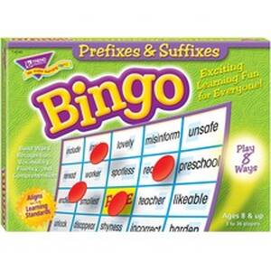 Trend TEP 6140 Trend Prefixes And Suffixes Bingo Game - Educational - 