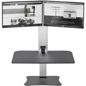 Victor VCT DC450 Victor High Rise Electric Dual Monitor Standing Desk 