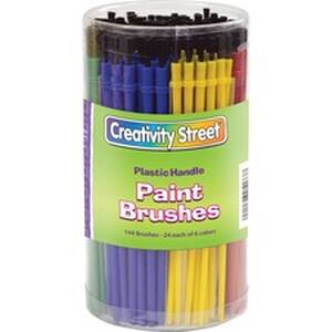 The CKC 5173 Creativity Street Canister Of Paint Brushes - 144 Brush(e