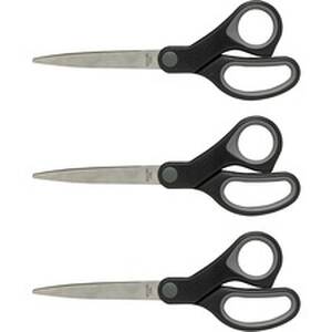 Sparco SPR 25226BD Rubber Grip Straight Scissors - 8 Overall Length - 