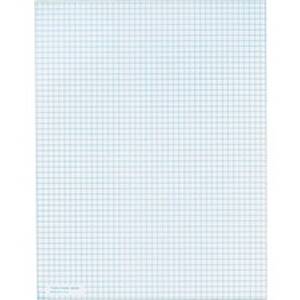 Tops TOP 33051 5 Squareinch Quadrille Pads - Letter - 50 Sheets - Both