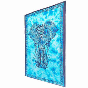 Wild TAPS1085 Indian Bohemian Elephant Tapestry Psychedelic Wall Hangi