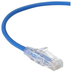 Black C6PC28-BL-10 Slim-net Cat6 250-mhz 28-awg Stranded Ethernet Patc