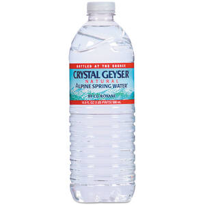 Crystal DIA 35001 Crystal Geyser Water Alpine Spring Bottled Water - 1