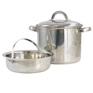Oster 130010.03 Sangerfield 5 Quart Stainless Steel Pasta Pot With Str
