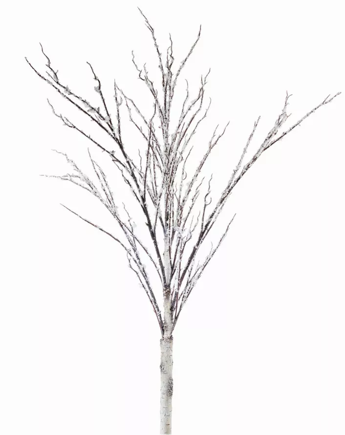 Melrose 81562DS Icy Birch Branch 50h (set Of 4) Plastic