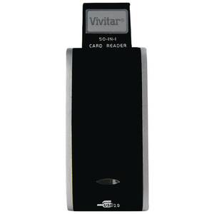 Vivitar VIV-RW-5000-BLK 50-in-1 Card Reader (black)