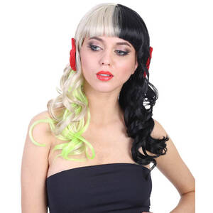 Goods HW-1099A Melanie Long Wig With Small Red Bows (pack Of 1)