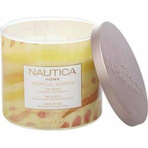 Nautica 431800 Tropical Sunrise By  Candle 14.5 Oz For Women