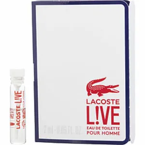 Lacoste 369301 Live By  Edt Vial On Card For Men