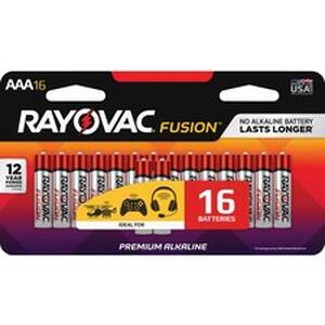 Energizer RAY 82416LTFUSK Rayovac Fusion Alkaline Aaa Batteries - For 