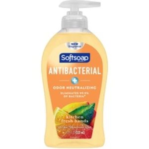 Colgate CPC US04206ACT Softsoap Antibacterial Hand Soap Pump - Citrus 