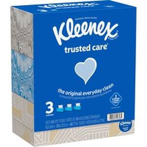 Kimberly KCC 54303 Kleenex Trusted Care Tissues - 2 Ply - 8.40