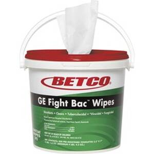 Betco BET 3920100CT Betco Ge Fight Bac Disinfectant Wipes - 4  Carton 