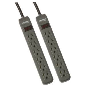 Minuteman MMS362P Ups Mm- 2 Pack Power Strips With 3ft Cord, 241j