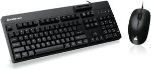 Iogear GKBSR202TAAKIT Taa-compliant 104-key Keyboard With Built-in Cac