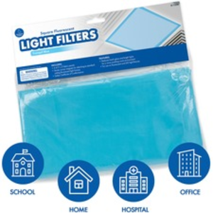 Educational EII 1236 Square Fluorescent Light Filters (tranquil Blue) 