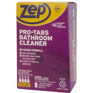 Zep ZPE ZUBCTAB Zep Commercial Pro-tabs Bathroom Cleaner Tablets - Con