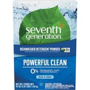 Seventh SEV 22150 Dishwasher Detergent - Powder - 45 Oz (2.81 Lb) - Fr