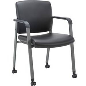 Norstar LLR 30951 Lorell Healthcare Guest Chair With Casters - Vinyl S
