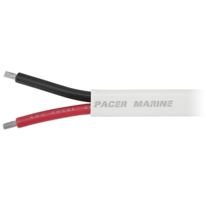 Pacer W6/2DC-100 Pacer 62 Awg Duplex Cable - Redblack - 10039;