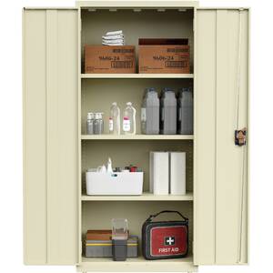 Lorell LLR 69830PTY Slimline Storage Cabinet - 30 X 42 X 66 - 4 X Shel