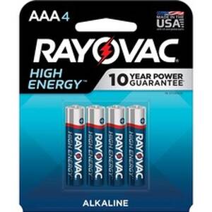 Energizer RAY 8244T Rayovac High Energy Alkaline Aaa Batteries - For F