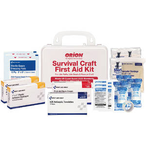 Orion 816 Orion Survival Craft First Aid Kit - Hard Plastic Case