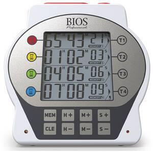 Bios DT202 4in1 Commercial Timer Wht
