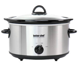 Better IM-466S 4 Quart Oval Slow Cooker With Removable Stoneware Crock