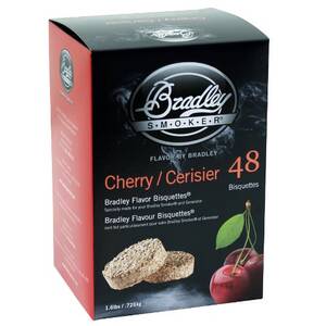Bradley BTCH48 Bisquettes Cherry 48pk